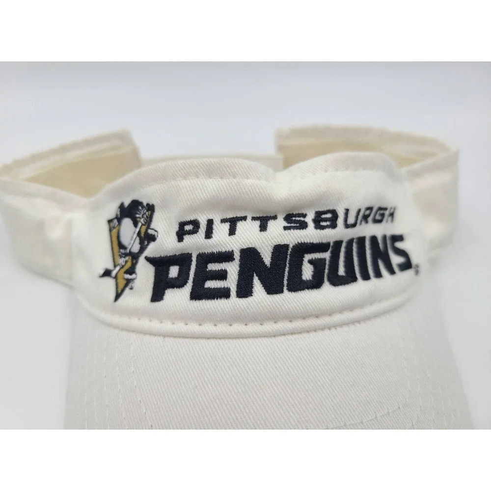 Pittsburgh Penguins Labatt‎ Blue Sun Golf Visor Adjustable Hat Cap Men Women NHL